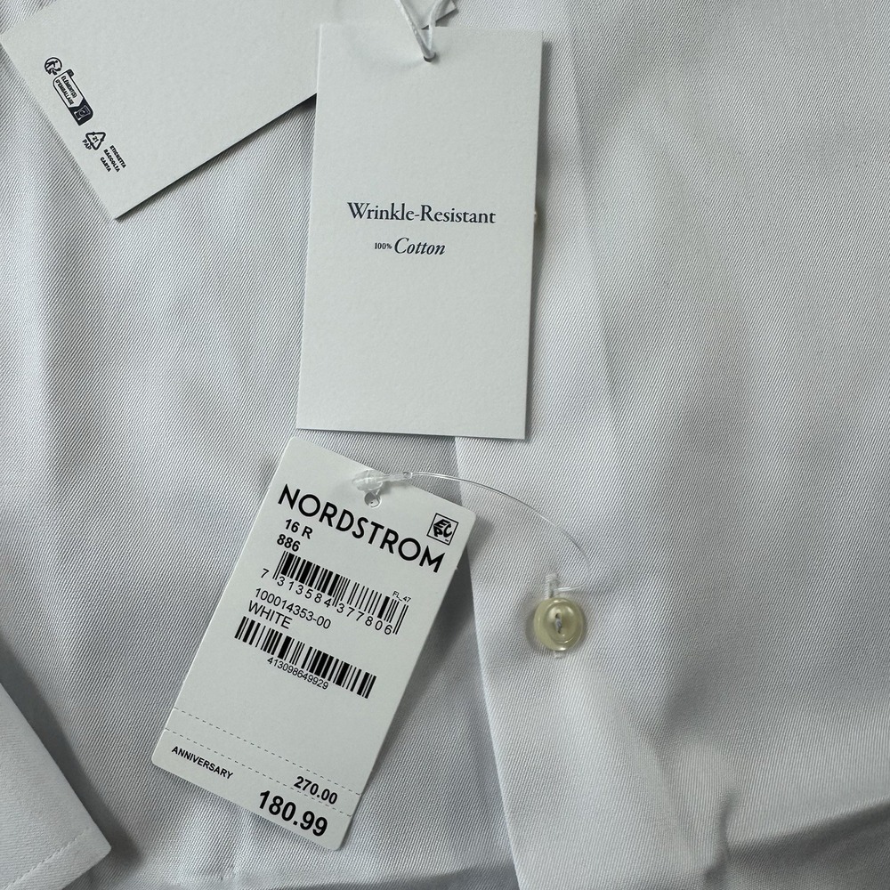 ETON Solid White Contemporary Current L/S Men's B… - image 6